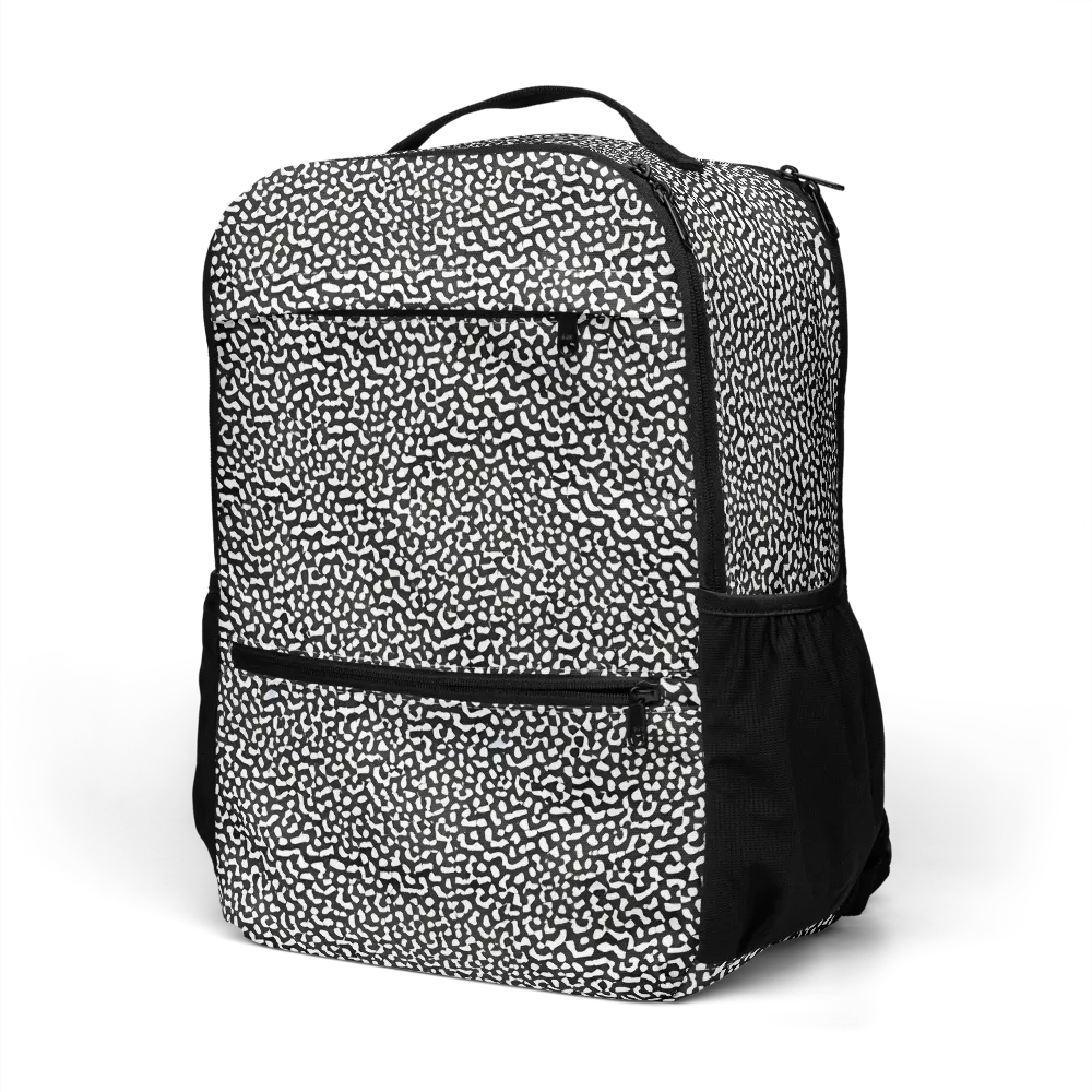 Ink Drift on Utility Backpack — Left Front