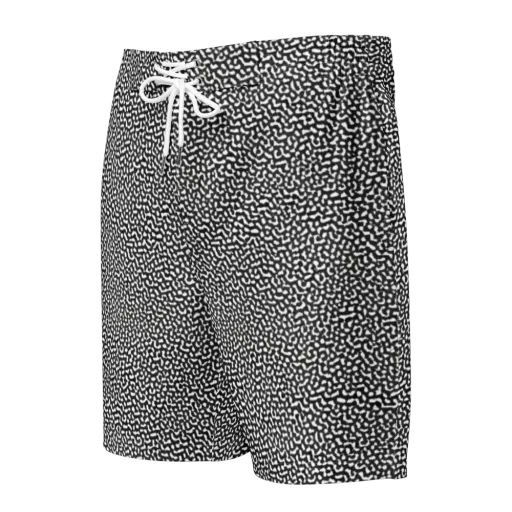 Ink Drift on a Men's Board Shorts