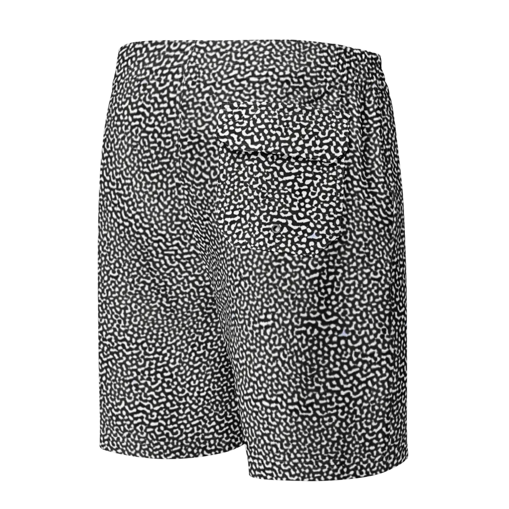 Ink Drift on Men's Board Shorts — Back