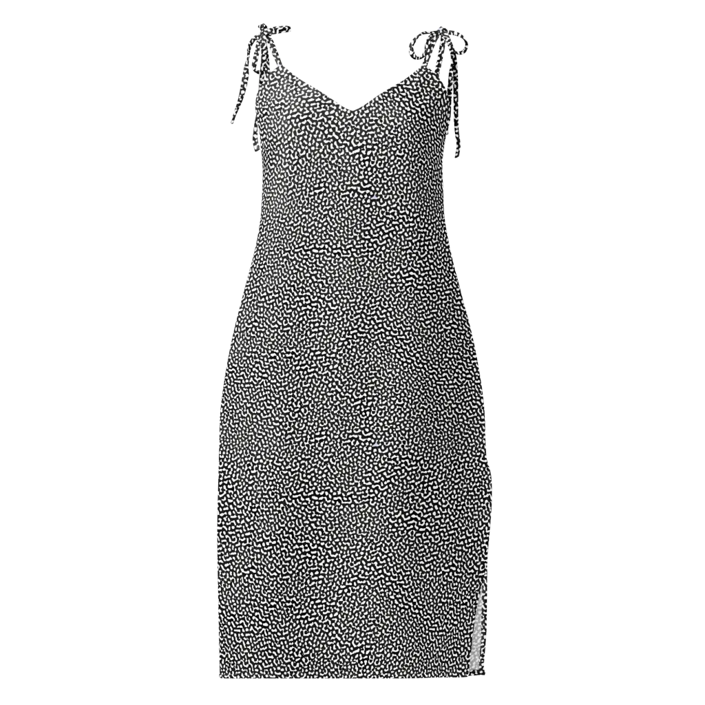 Ink Drift on Slip Dress — Front