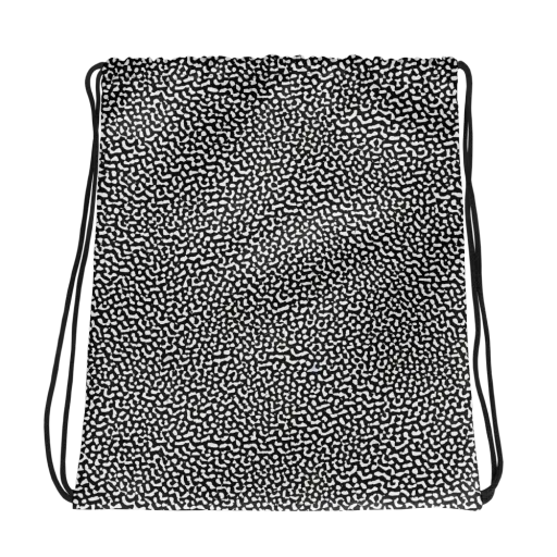 Ink Drift on a Drawstring Bag