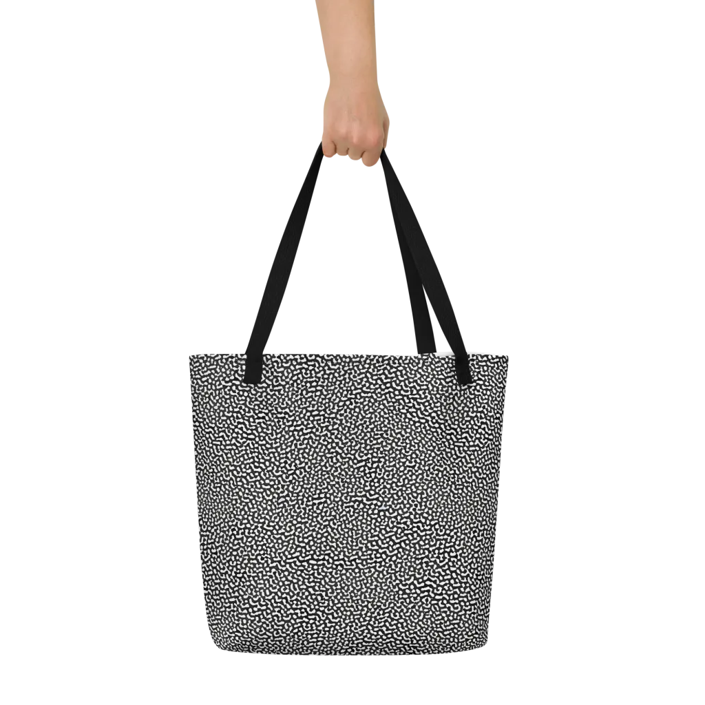 Ink Drift on Large Tote Bag W/ Pocket — Front