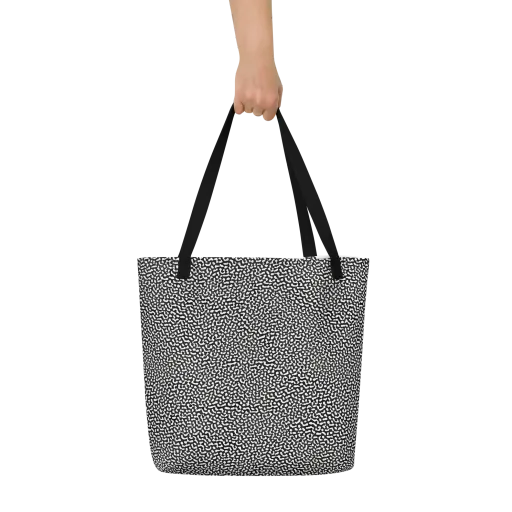 Ink Drift on a Large Tote Bag W/ Pocket