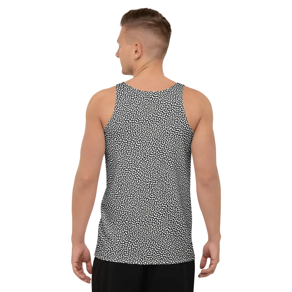 Ink Drift on Men's Tank Top — Back