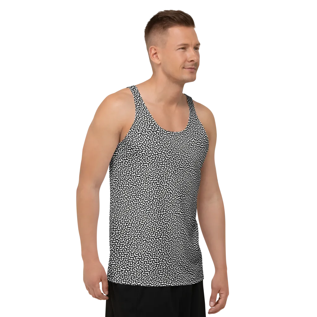 Ink Drift on Men's Tank Top — Right Front