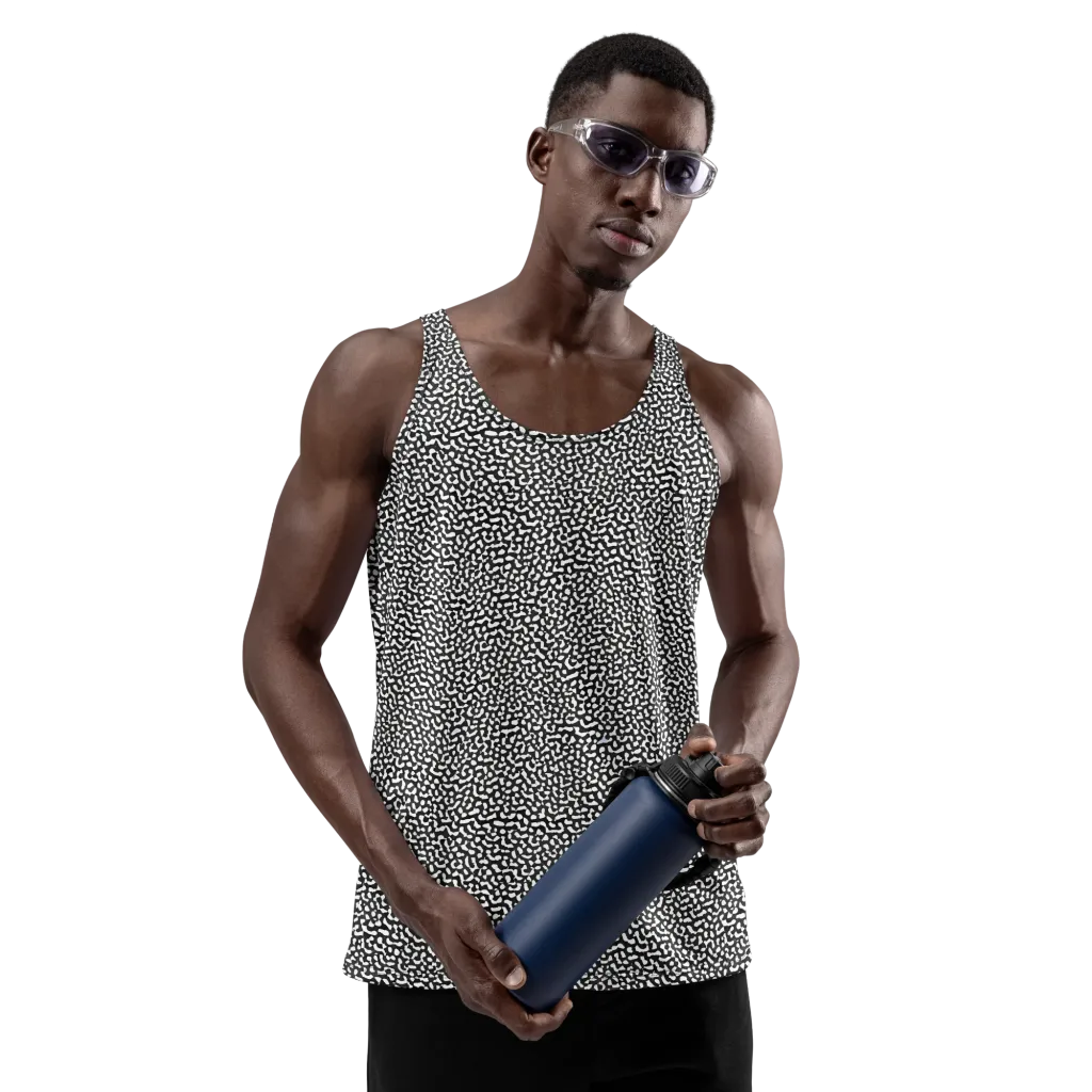 Ink Drift on Men's Tank Top — Front