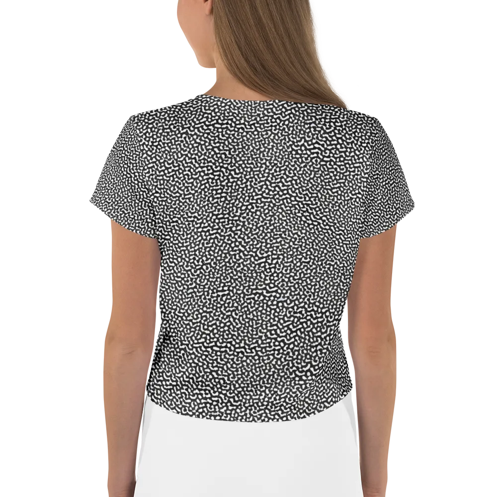 Ink Drift on Crop Tee — Back