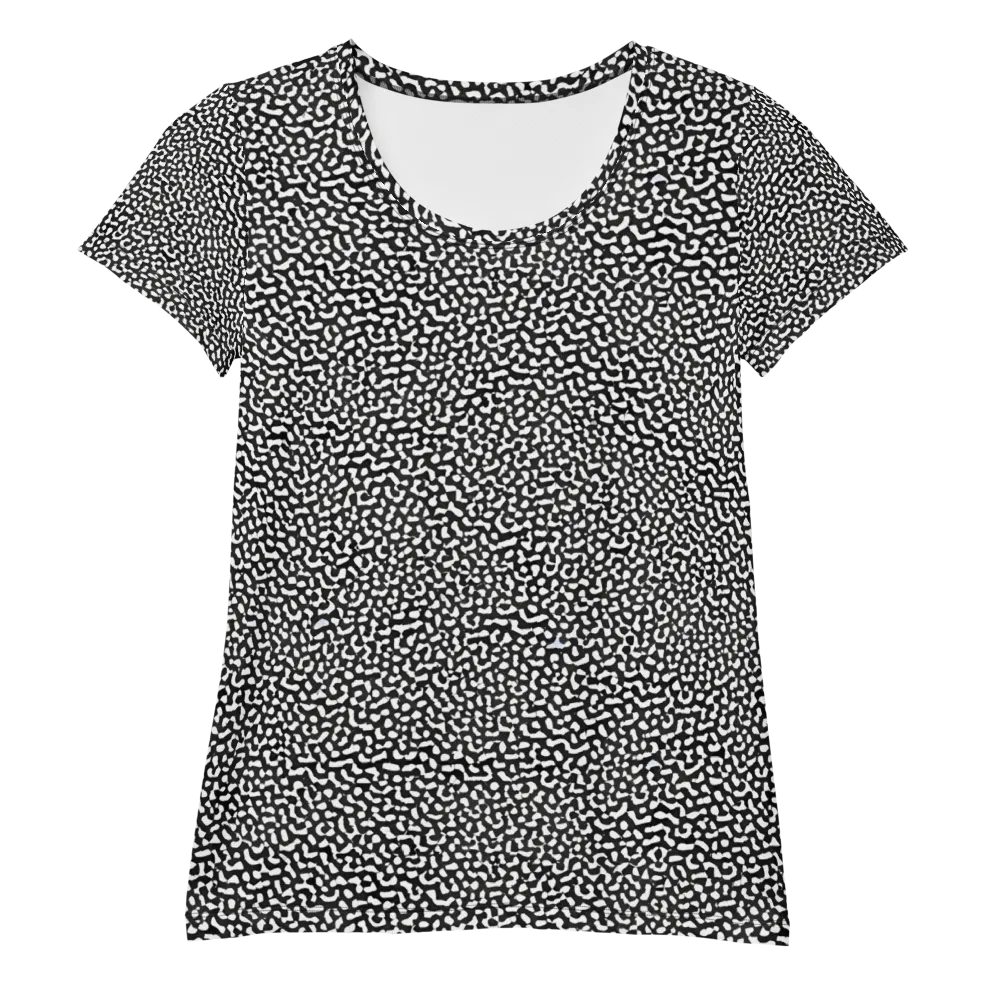 Ink Drift on Women's Athletic T-Shirt — Front