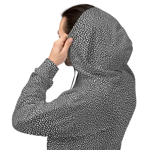 Ink Drift on a Hoodie