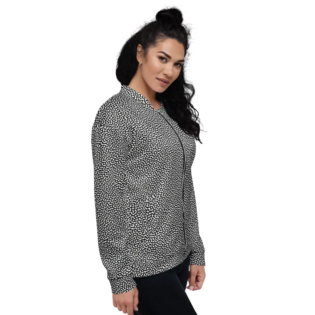 Ink Drift on Bomber Jacket — Right
