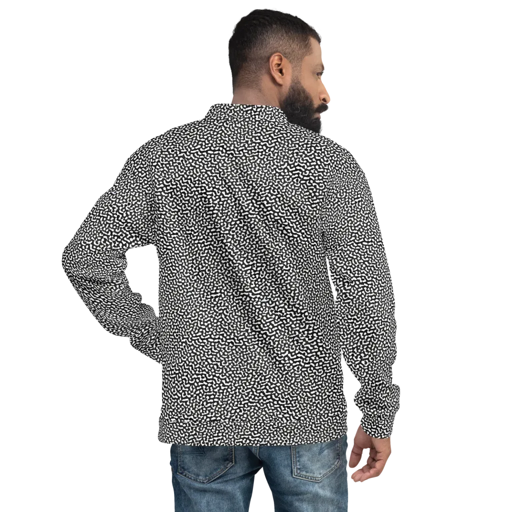 Ink Drift on Bomber Jacket — Back