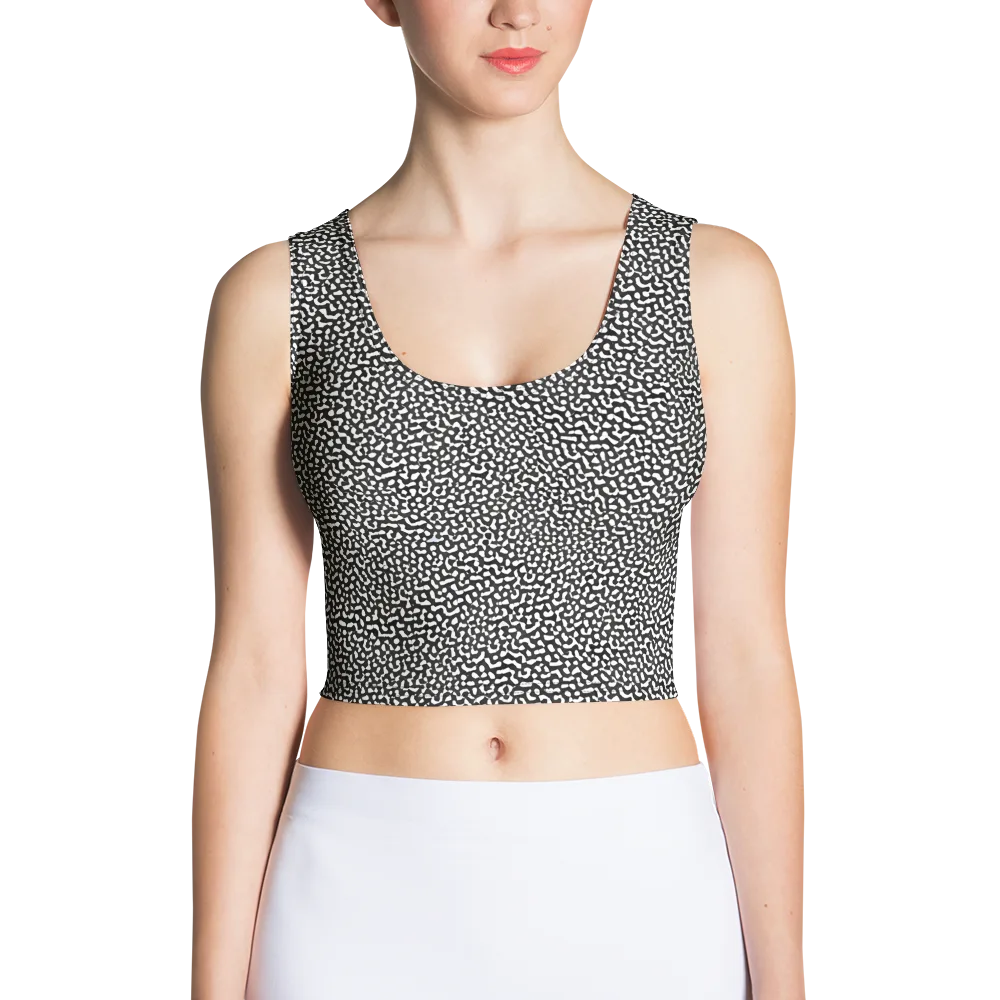 Ink Drift on Crop Top — Front