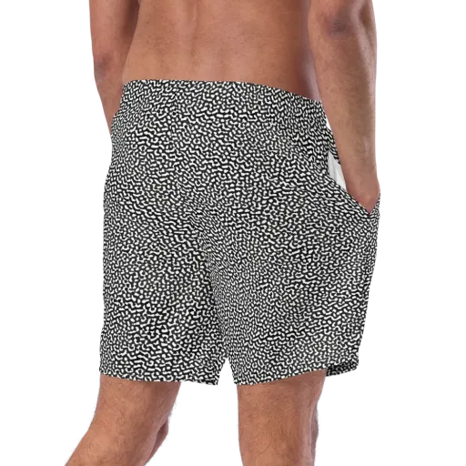 Ink Drift on a Swim Trunks