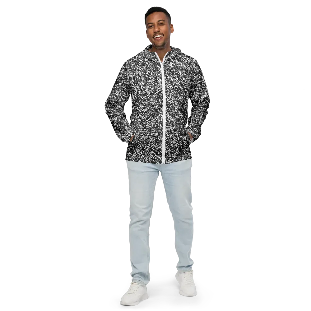 Ink Drift on Men's Windbreaker — Front