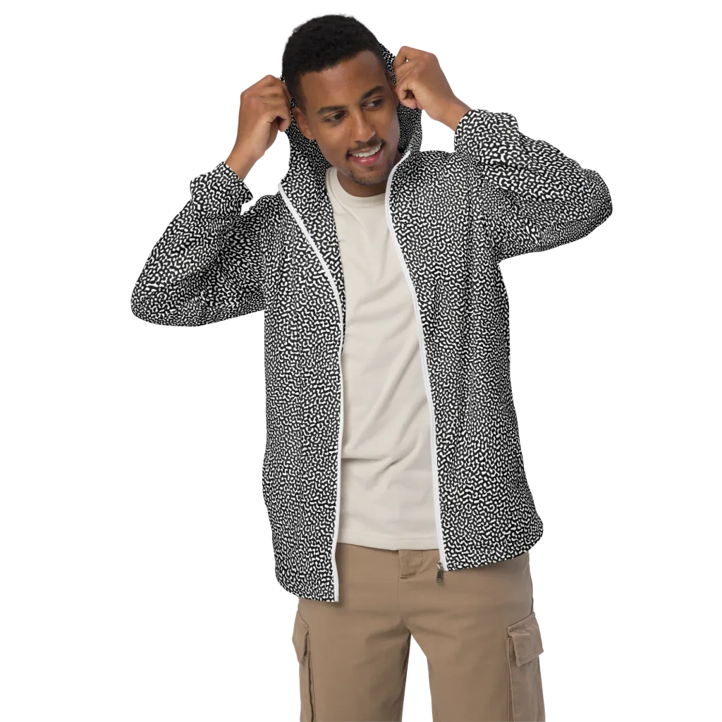 Ink Drift on Men's Windbreaker — Front
