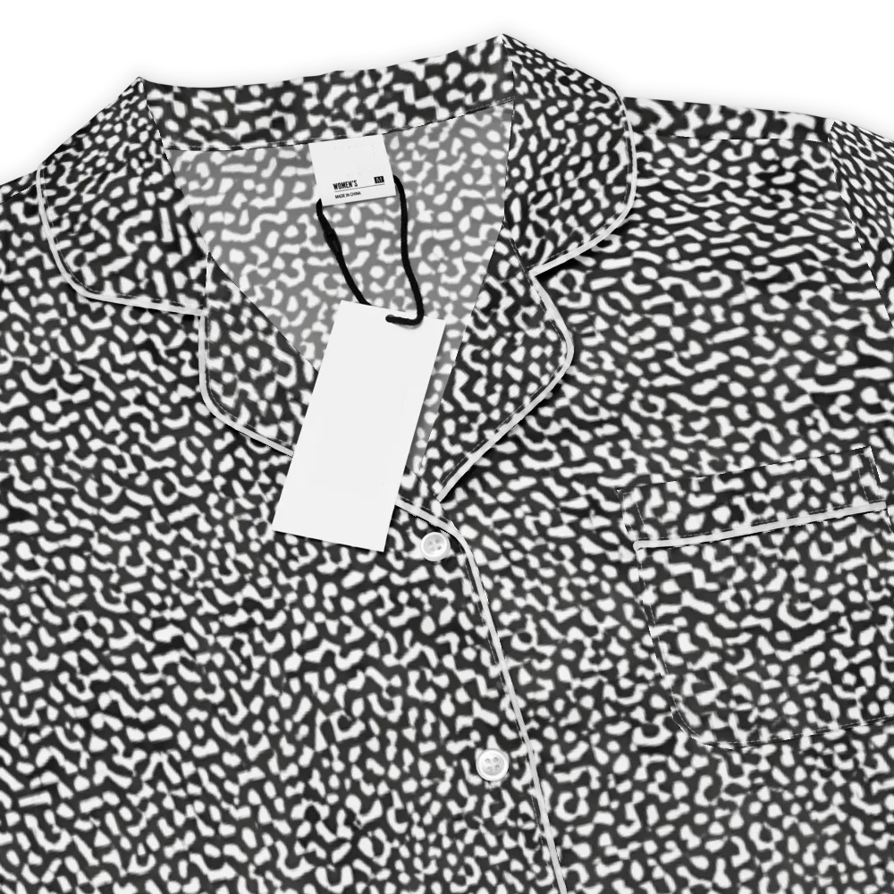 Ink Drift on Women's Short Sleeve Pajama Top — Product details