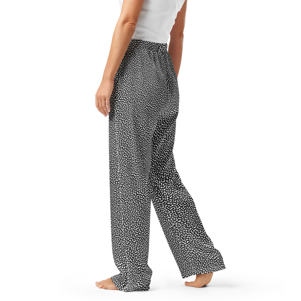 Ink Drift on Women's Pajama Pants — Left