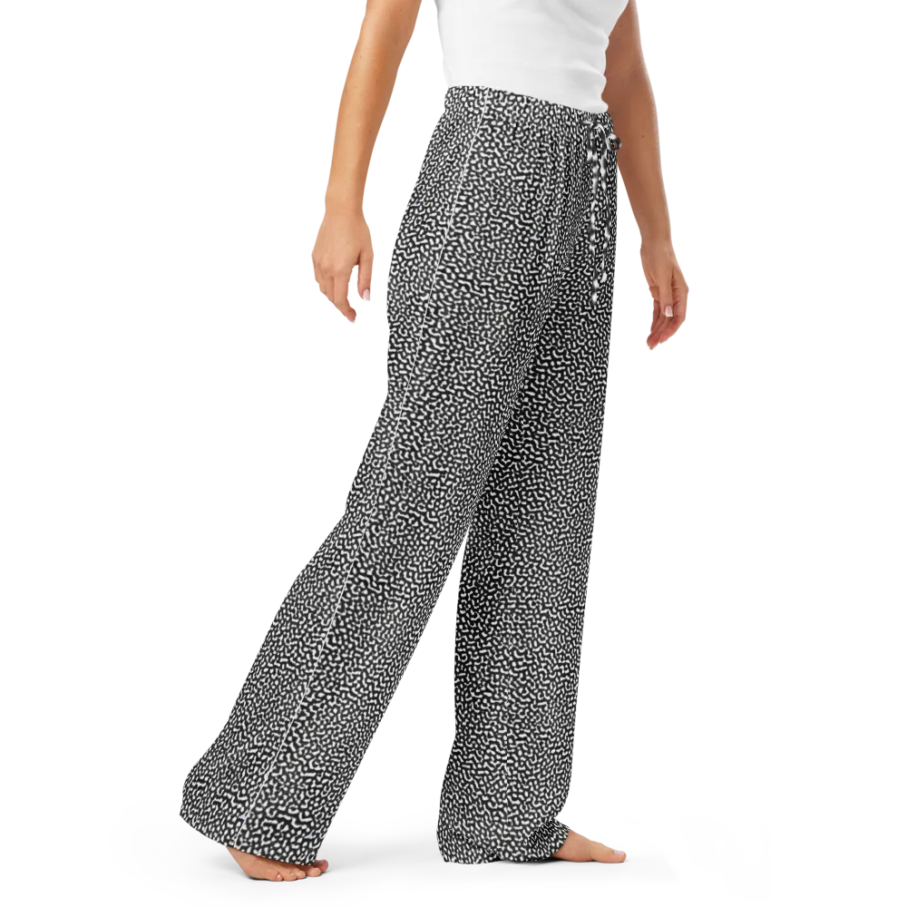 Ink Drift on Women's Pajama Pants — Right Front