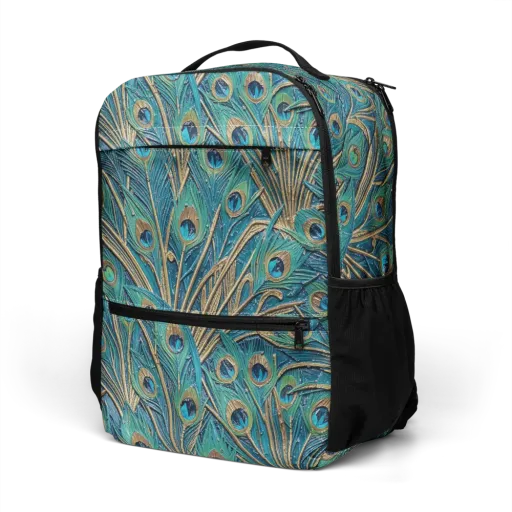 Peacock Treasury on a Utility Backpack