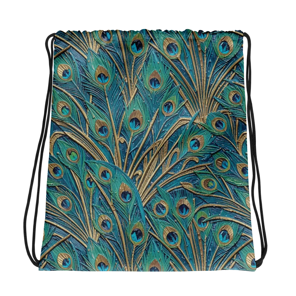 Peacock Treasury on Drawstring Bag — Photo