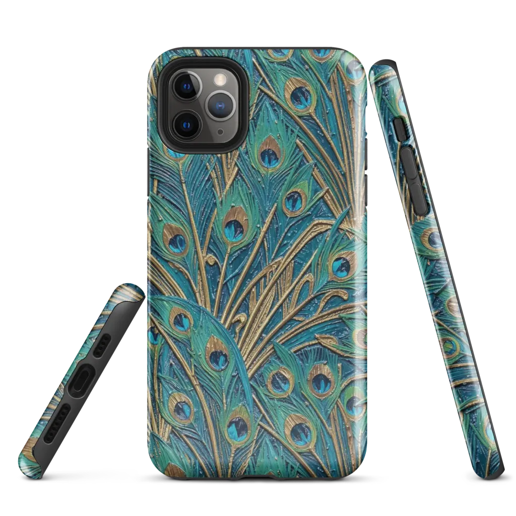 Peacock Treasury on Tough Case for iPhone® — Front