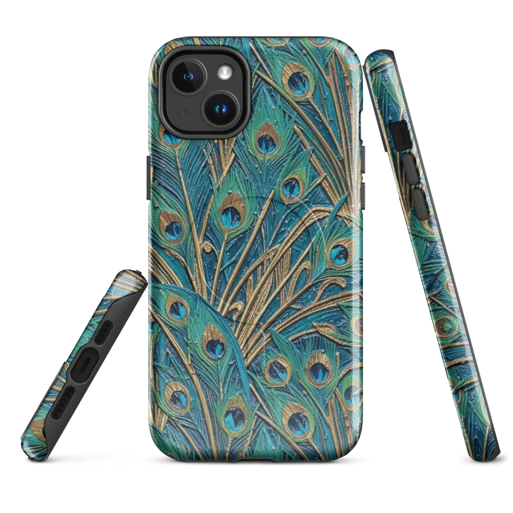 Peacock Treasury on MagSafe Tough Case for iPhone® — Front