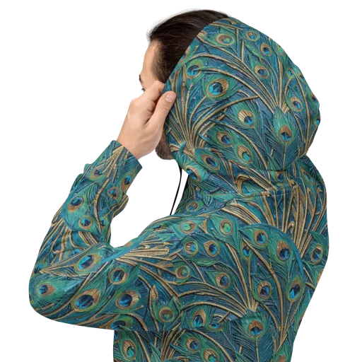 Peacock Treasury on a Hoodie