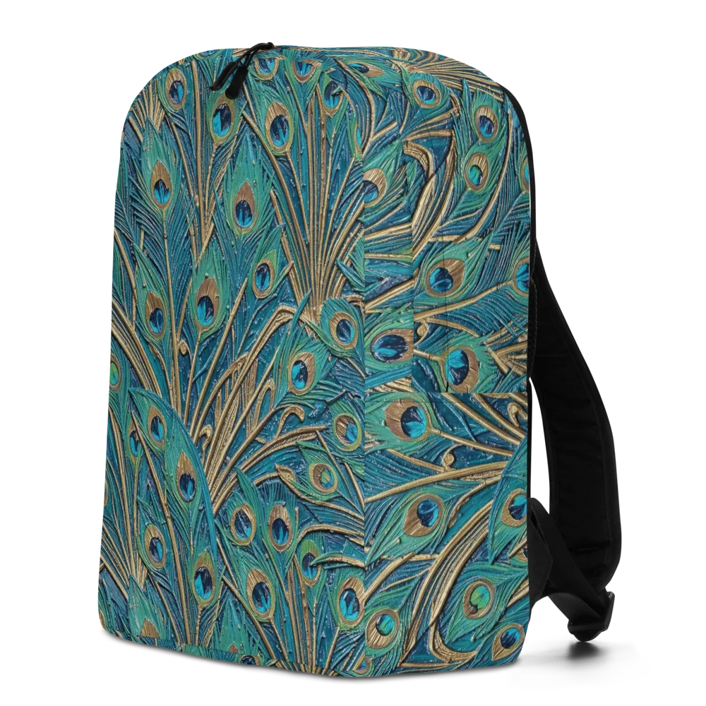 Peacock Treasury on Minimalist Backpack — Left