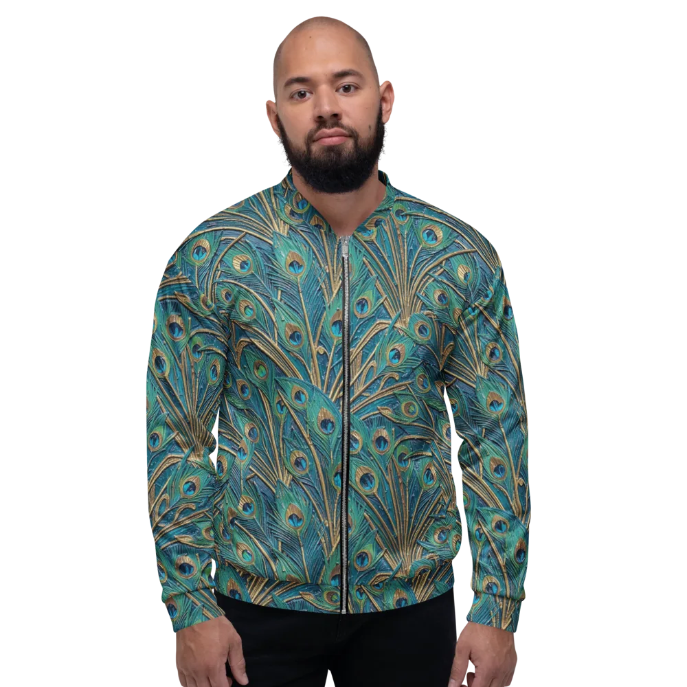 Peacock Treasury on Bomber Jacket — Front