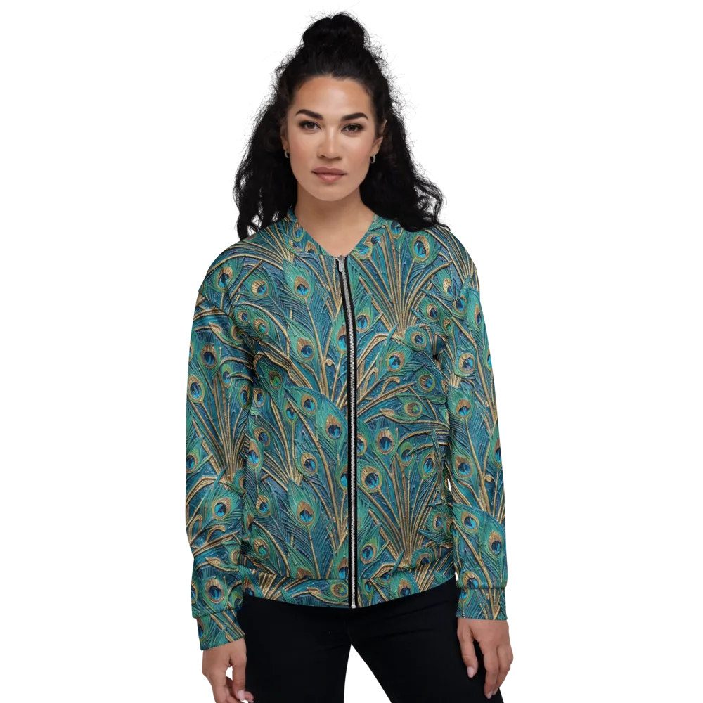 Peacock Treasury on Bomber Jacket — Front