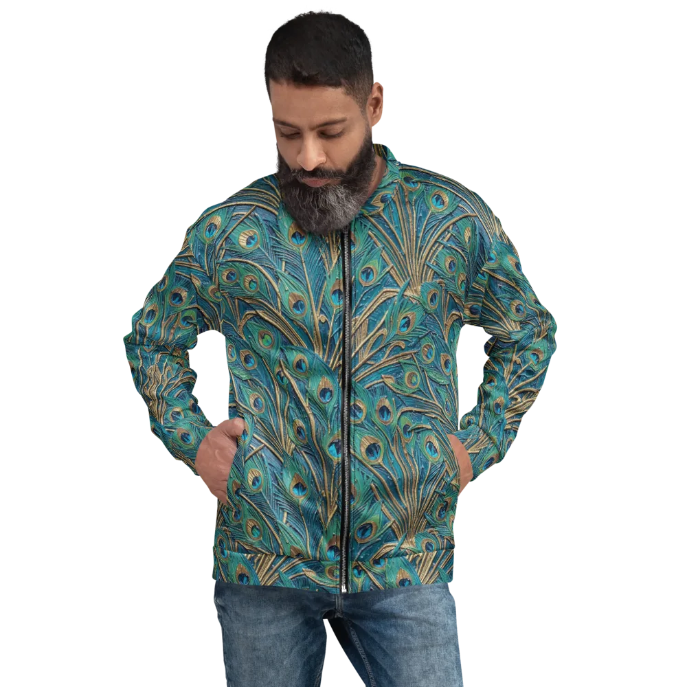 Peacock Treasury on Bomber Jacket — Front