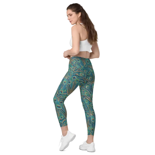 Peacock Treasury on a Leggings with Pockets
