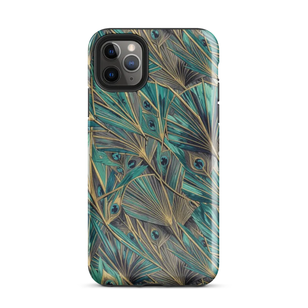 Peacock Tapestry on Tough Case for iPhone® — Front