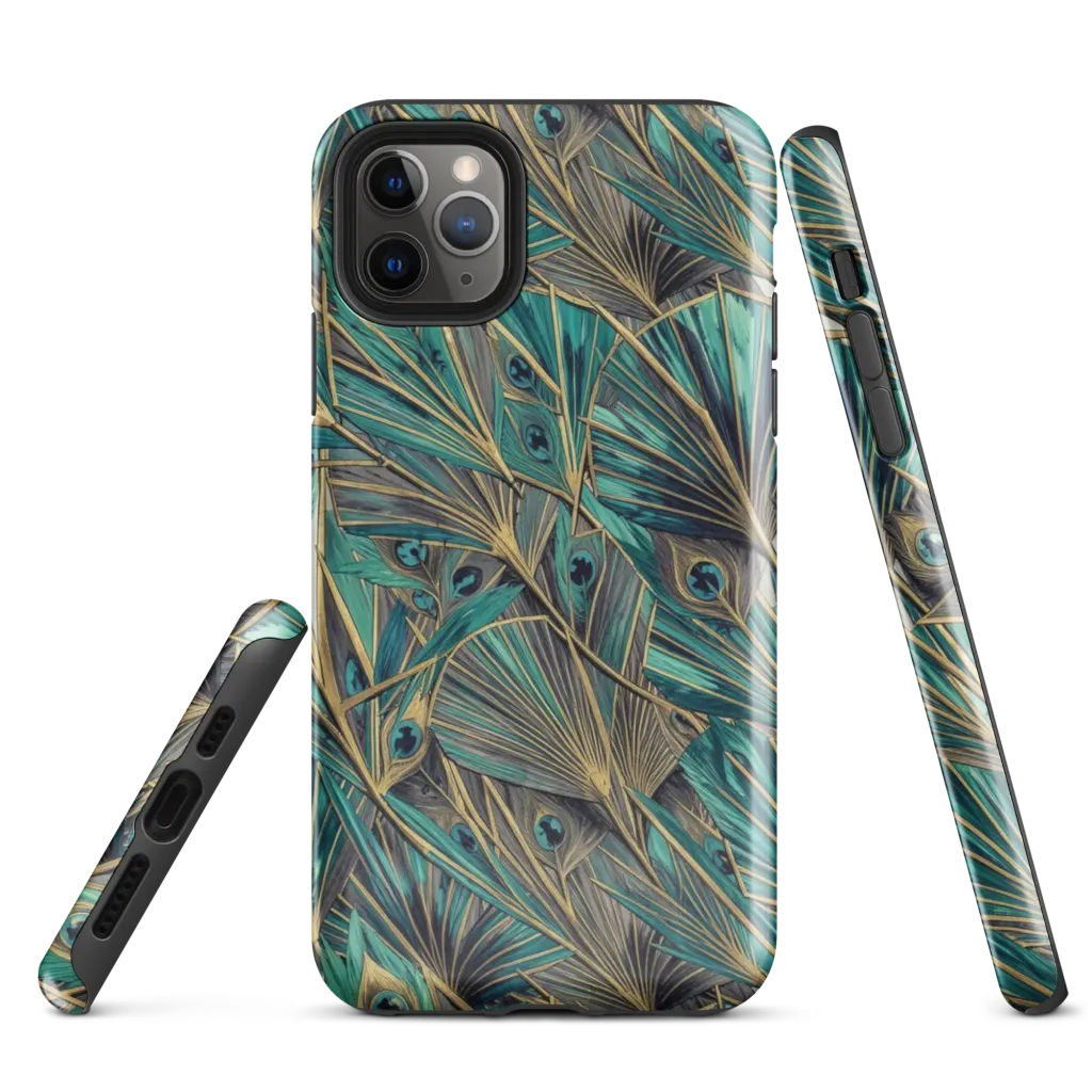 Peacock Tapestry on Tough Case for iPhone® — Front