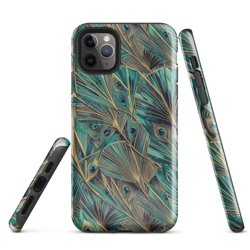 Peacock Tapestry on a Tough Case for iPhone®