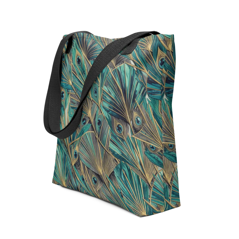 Peacock Tapestry on Tote Bag — Front