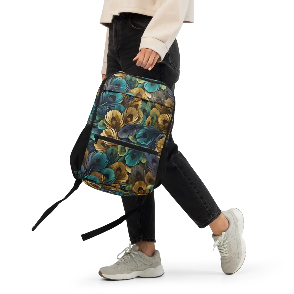 Peacock Afterglow on Utility Backpack — Front