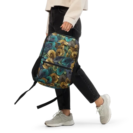 Peacock Afterglow on a Utility Backpack