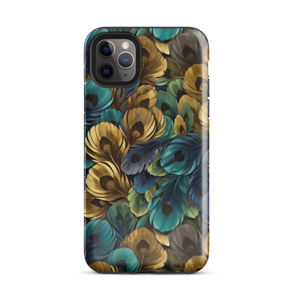 Peacock Afterglow on Tough Case for iPhone® — Front