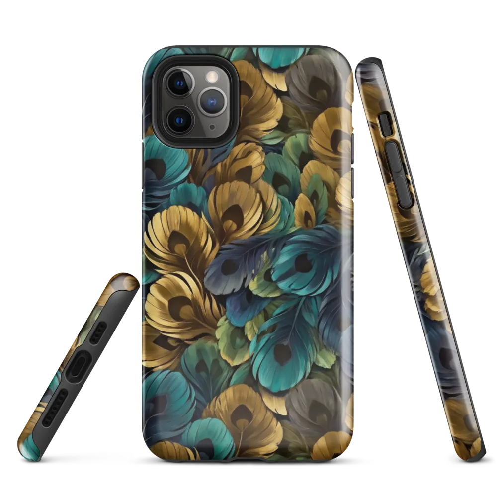 Peacock Afterglow on Tough Case for iPhone® — Front