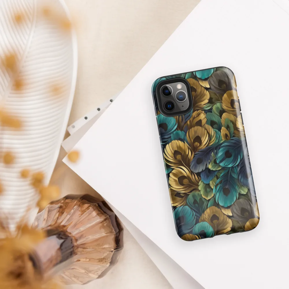Peacock Afterglow on Tough Case for iPhone® — Front