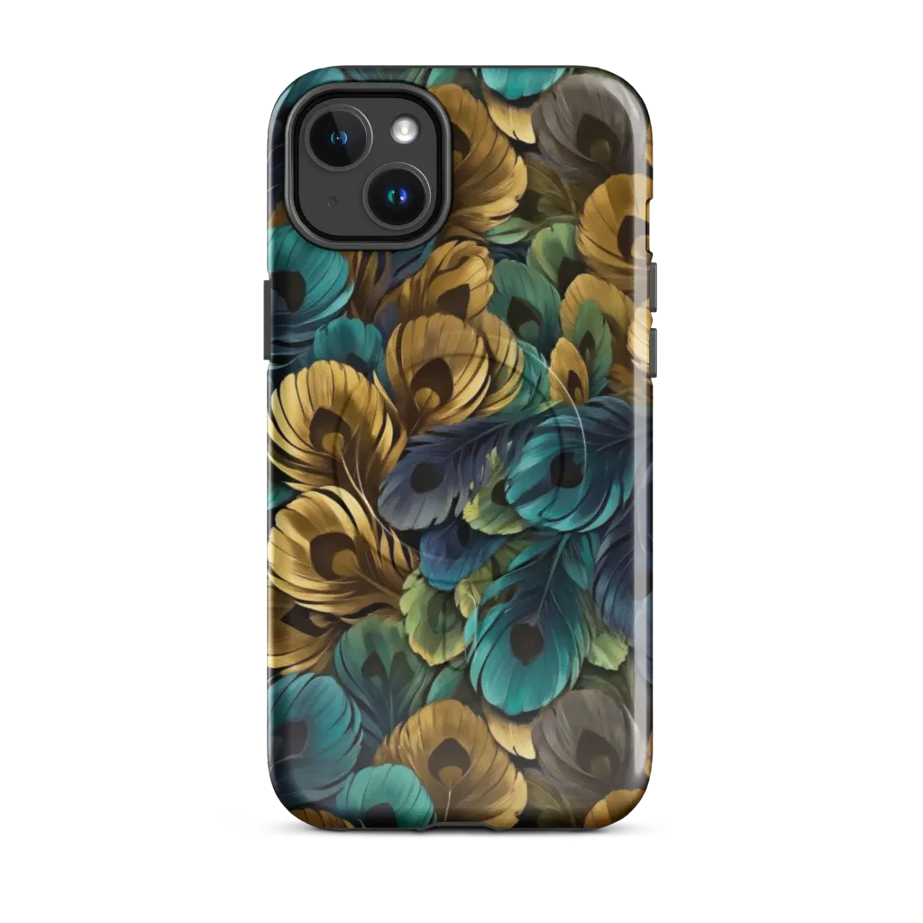 Peacock Afterglow on MagSafe Tough Case for iPhone® — Front