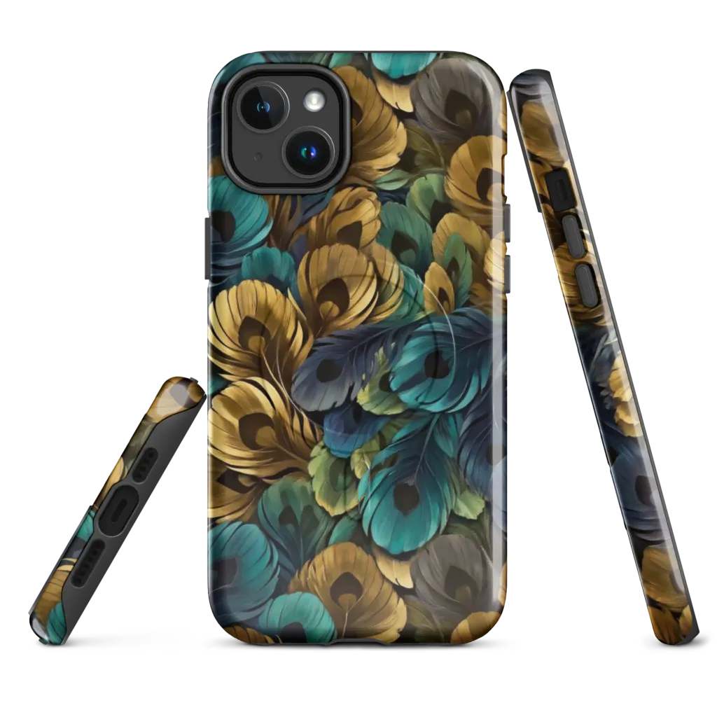 Peacock Afterglow on MagSafe Tough Case for iPhone® — Front