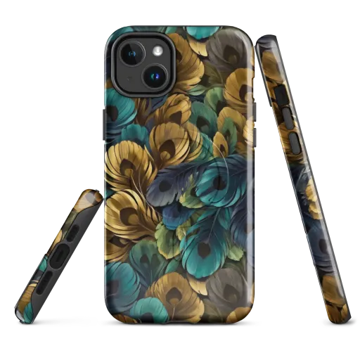 Peacock Afterglow on a MagSafe Tough Case for iPhone®