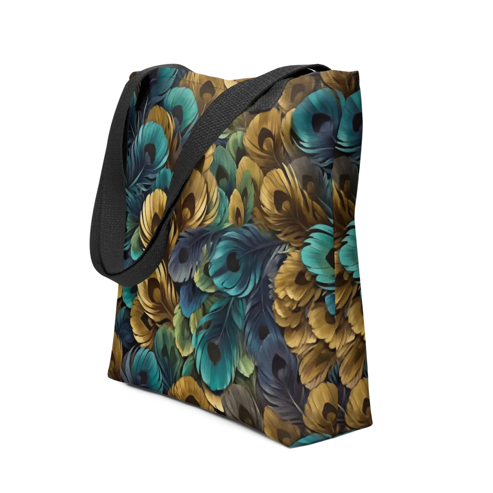 Peacock Afterglow on Tote Bag — Front