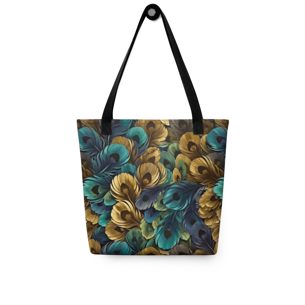 Peacock Afterglow on Tote Bag — Front