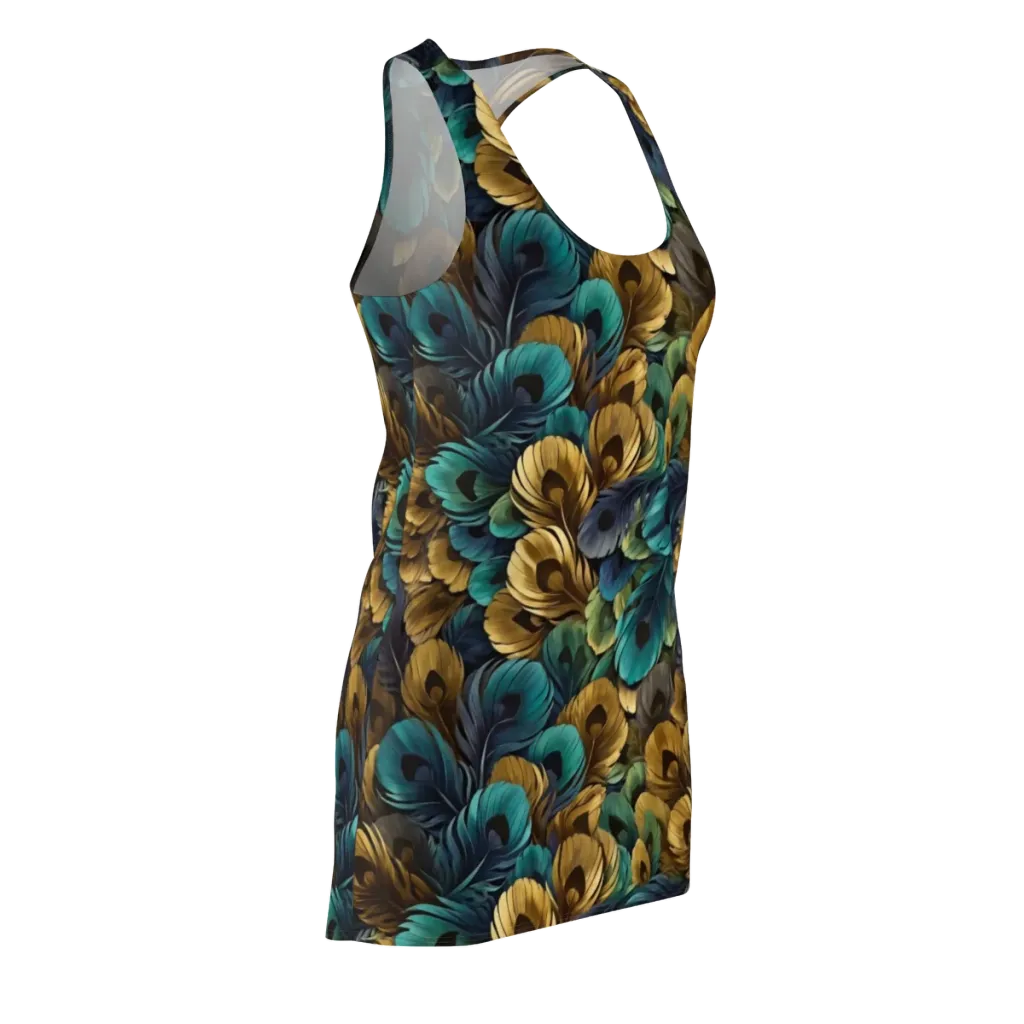 Peacock Afterglow on Racerback Dress — Front Side