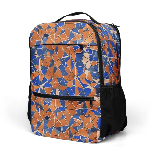 Cobalt Fissure on a Utility Backpack