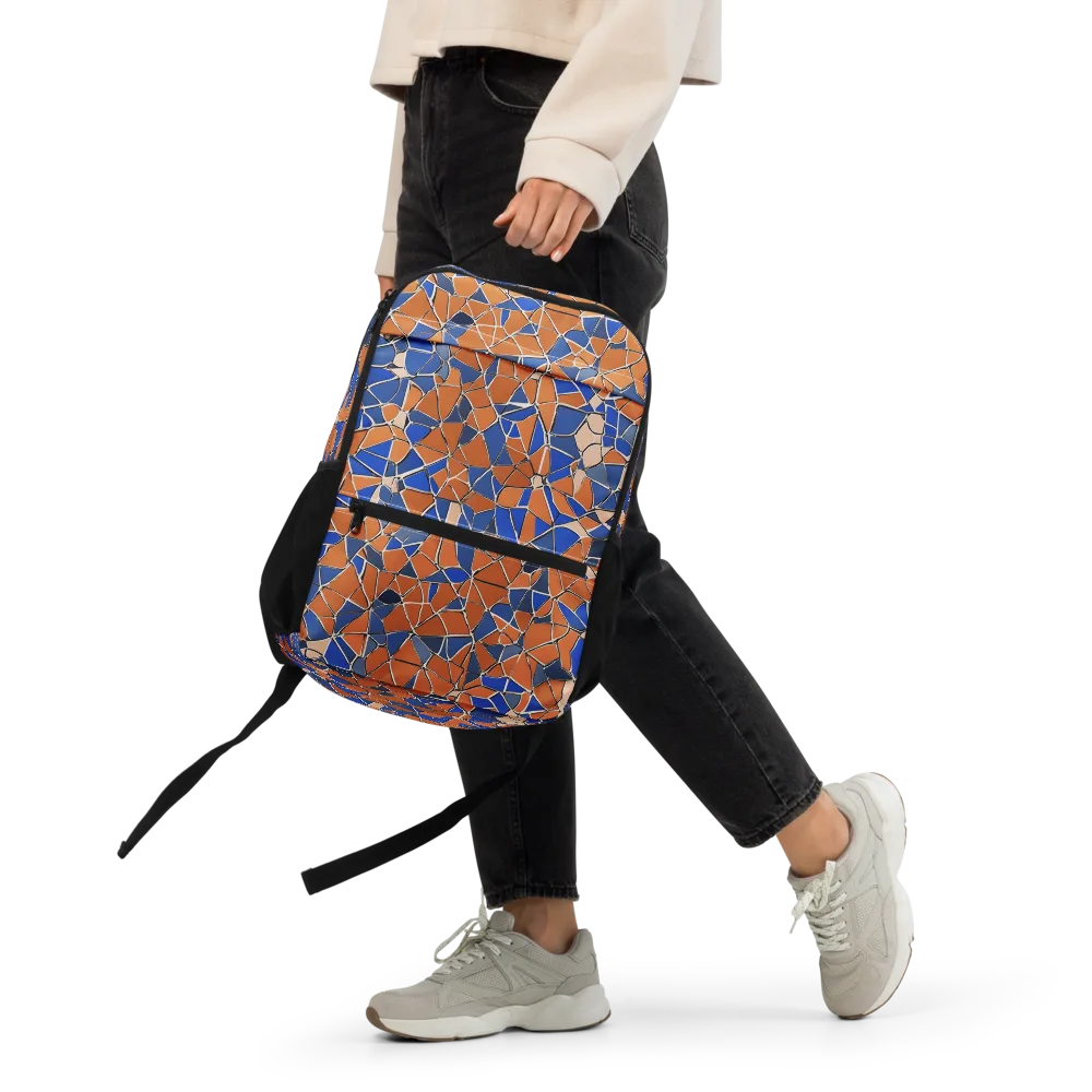 Cobalt Fissure on Utility Backpack — Front
