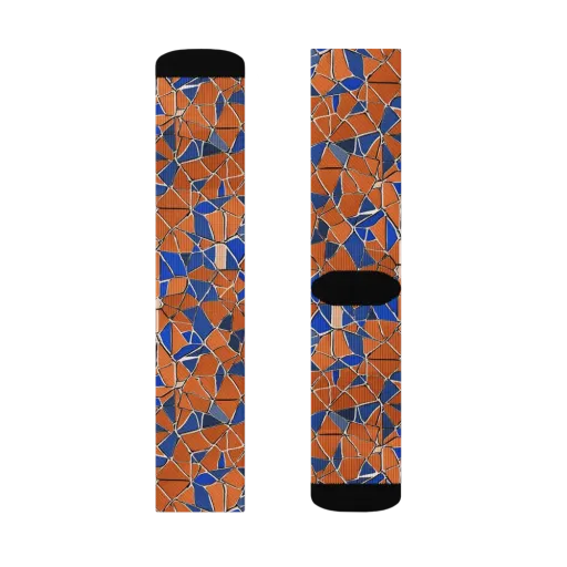 Cobalt Fissure on a Socks